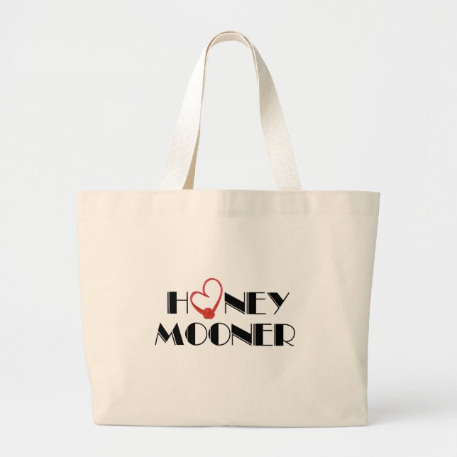 Red Heart Honeymooner Large Tote Bag (Front)