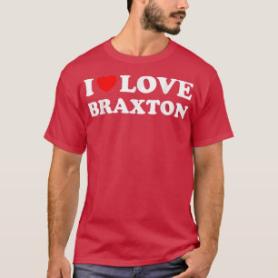 Red Heart I Love Braton  T-Shirt