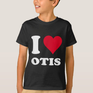 Red Heart I Love Otis T-Shirt