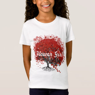 Red Heart Leaf Tree T-Shirt