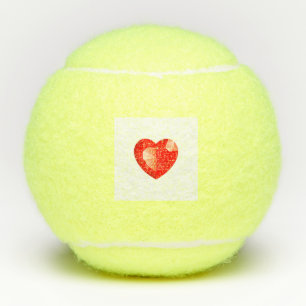 Red Heart Logo Style Passion Penn Championship Tennis Balls