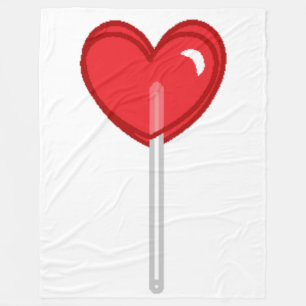 red heart lollipop blanket
