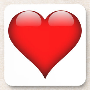 Red Heart Love Coaster