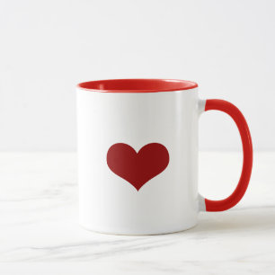 Red Heart Love Have a Heart Mug