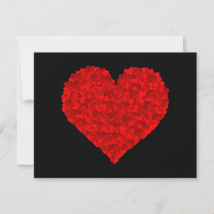 Red Heart Love Valentines for Girlfriend Women Him