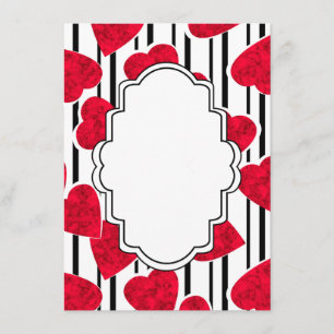 Red heart menu