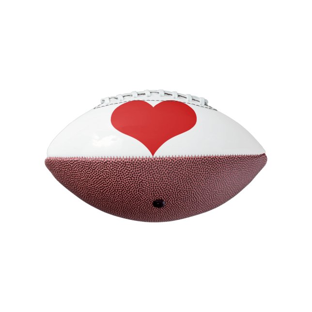 Red Heart Mini Football American Football (Rotated 270)