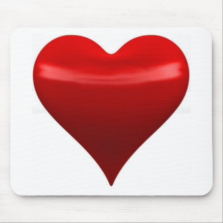 Red Heart Mouse Pad