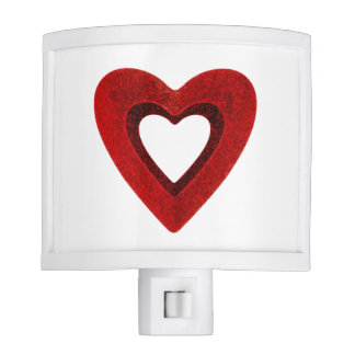 Red Heart Night Light