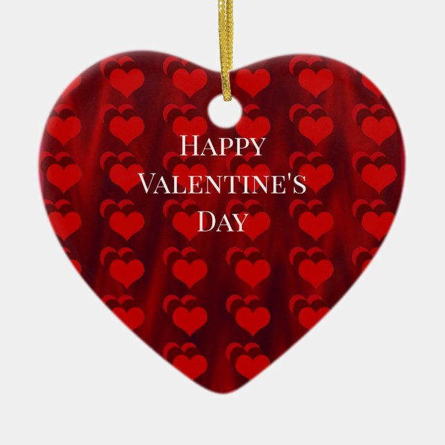 Red Heart Ornament  (Front)