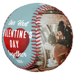 Red Heart Our First Valentine's Together 2 Photo  Softball