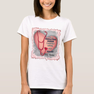 Red Heart Paediatrics Nurse T-Shirt