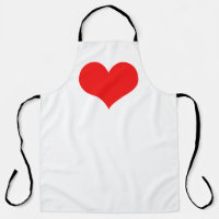 Red Heart Pattern White Modern Cute Gift 2023 