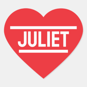 Red Heart Personalised Name Heart Sticker