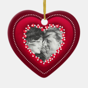 Red Heart Photo Personalised ornament