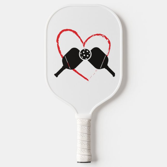 Red Heart pickleball paddles (Front)