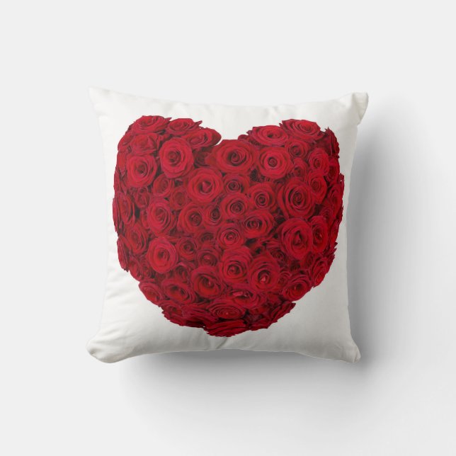 Red heart pillow (Front)