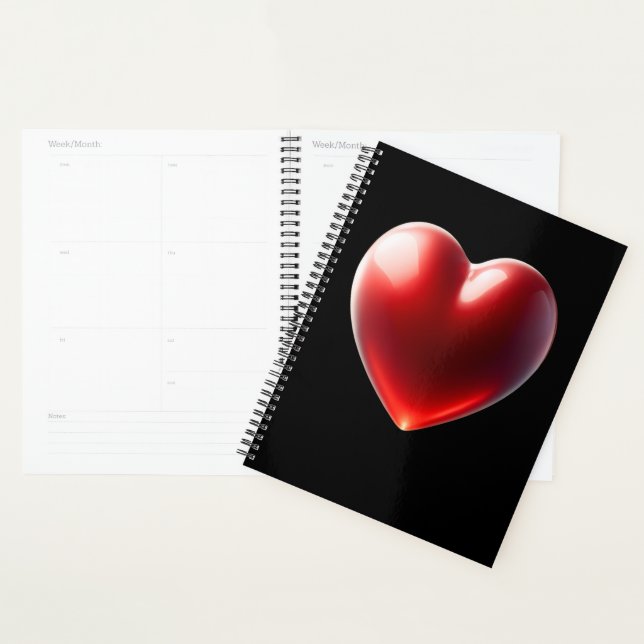 Red Heart Planner (Display)