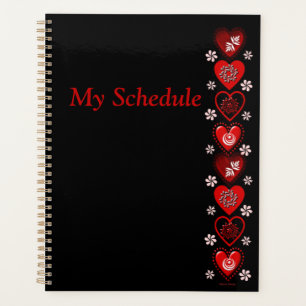 Red Heart Planner