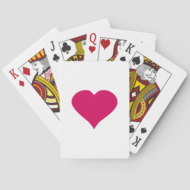 Red Heart Playing Cards (Back)