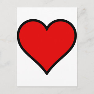 Red Heart Postcard