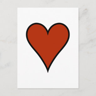 Red Heart Postcard