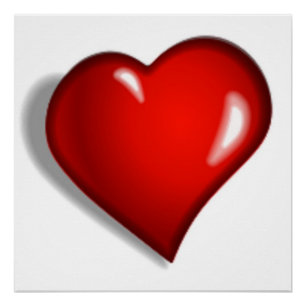 RED HEART POSTER