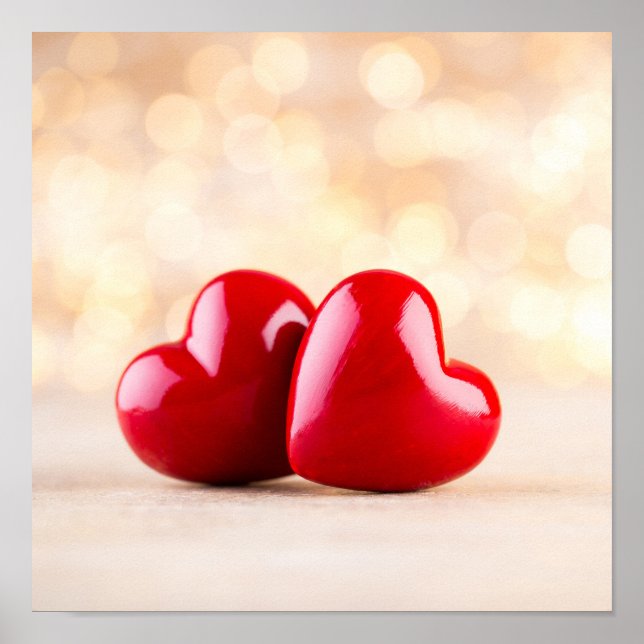 Red heart. poster (Front)