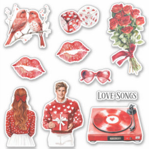 Red Heart Record Love Songs