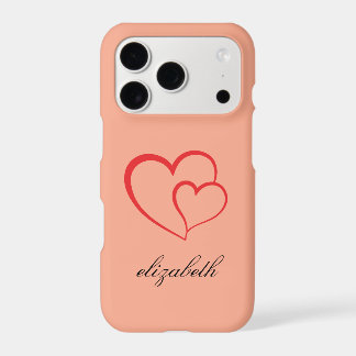 red heart shape colorful background personalized
