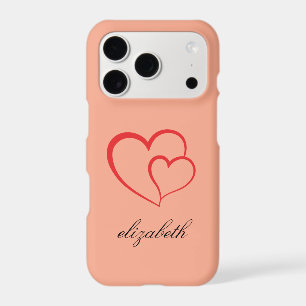 red heart shape colourful background personalised