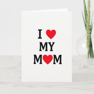 Red Heart Simple Love Card