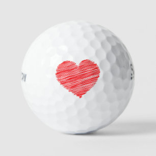 Red Heart Srixon Soft Feel 13 Golf Balls - Gift