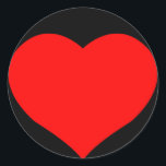 red heart sticker<br><div class="desc">USE AS AN ADDRESS LABEL OR GIVE ONE TO THE ONE YOU LOVE,  TO YOUR CHILD WITH LOVE! !</div>