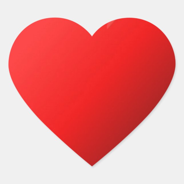 Red Heart Sticker (Front)