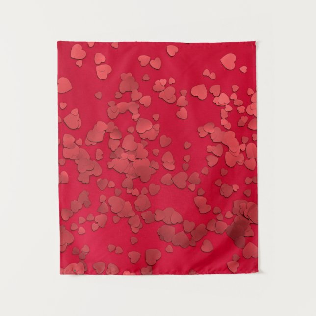 Red heart sticker digital tapestry (Front)