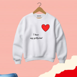 Red heart sweatshirt