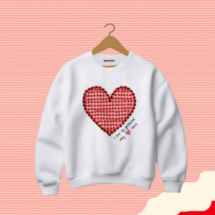 Red heart sweatshirt