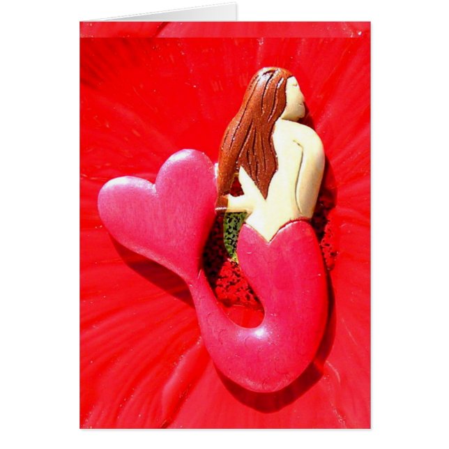 red heart-tailed mermaid (Front)
