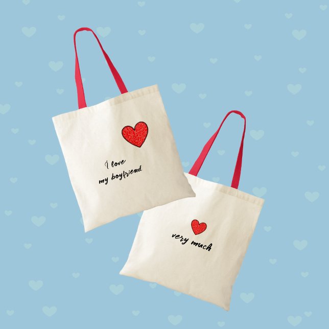 Red heart  tote bag (Creator Uploaded)