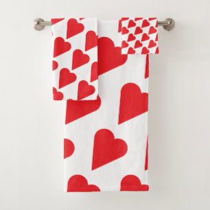 red heart towel set