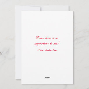 RED HEART Valentine's Day Card