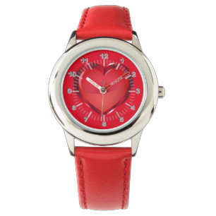Red heart watch