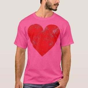 Red Heart  Women Men Kids Love Cute Valentines Day T-Shirt
