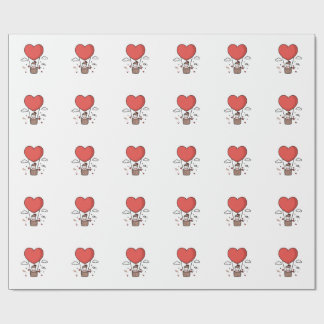 Red Heart Wrapping Paper – Romantic Valentine’s Gi