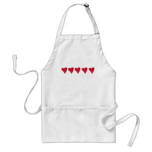 Red Hearts Apron