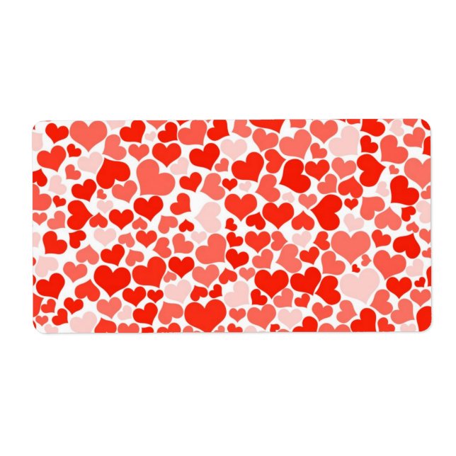 Red Hearts Background (Front)