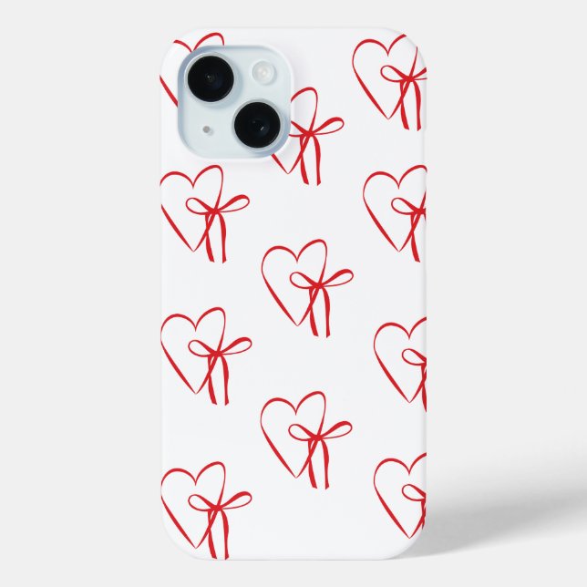 red hearts Case-Mate iPhone case (Back)