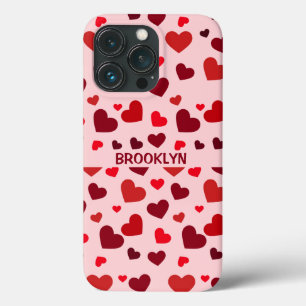 Red Hearts iPhone 13 Pro Case