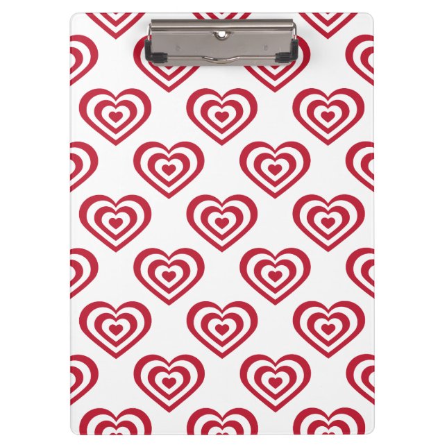 Red Hearts Clipboard (Front)